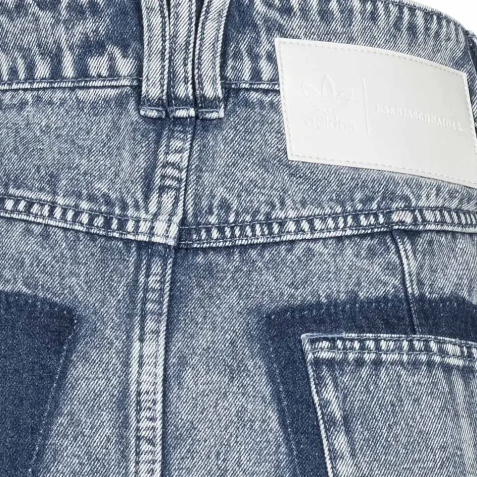 adidas Originals x KSENIA SCHNAIDER Damen Jeans Rock IW5665