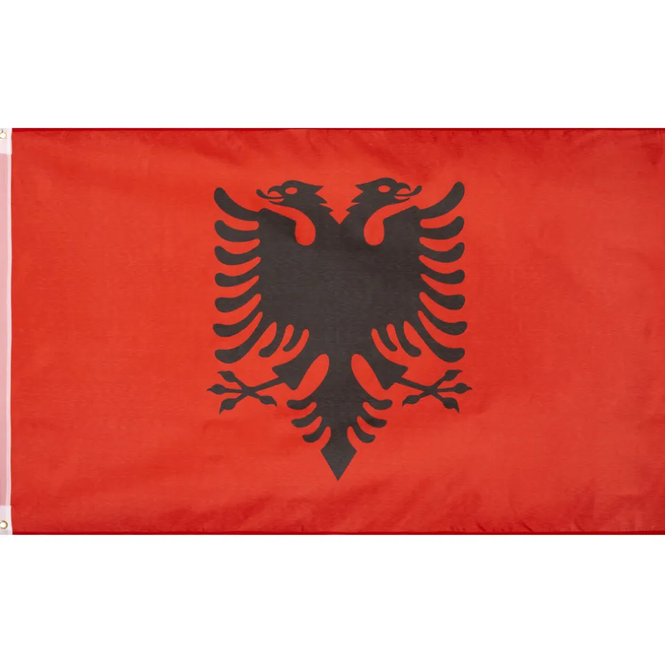 Albanien Flagge MUWO "Nations Together" 90 x 150 cm