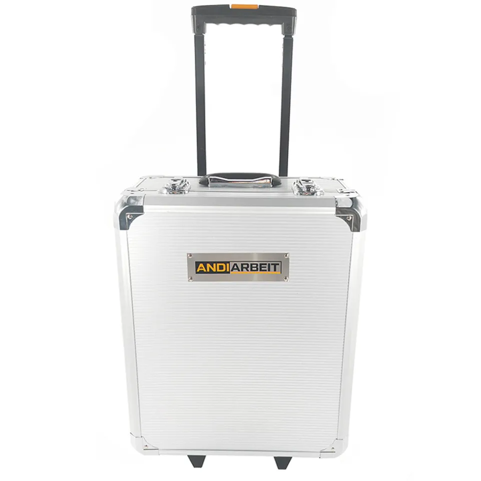 ANDIARBEIT® "Alleskönner" Werkzeugkoffer Trolley 1000-tlg. silber