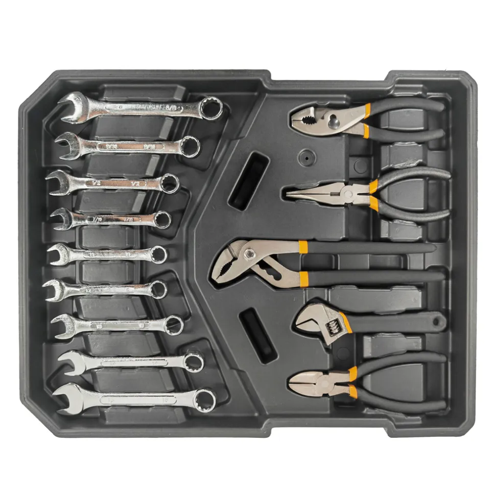 ANDIARBEIT® "Alleskönner" Werkzeugkoffer Trolley 1000-tlg. silber