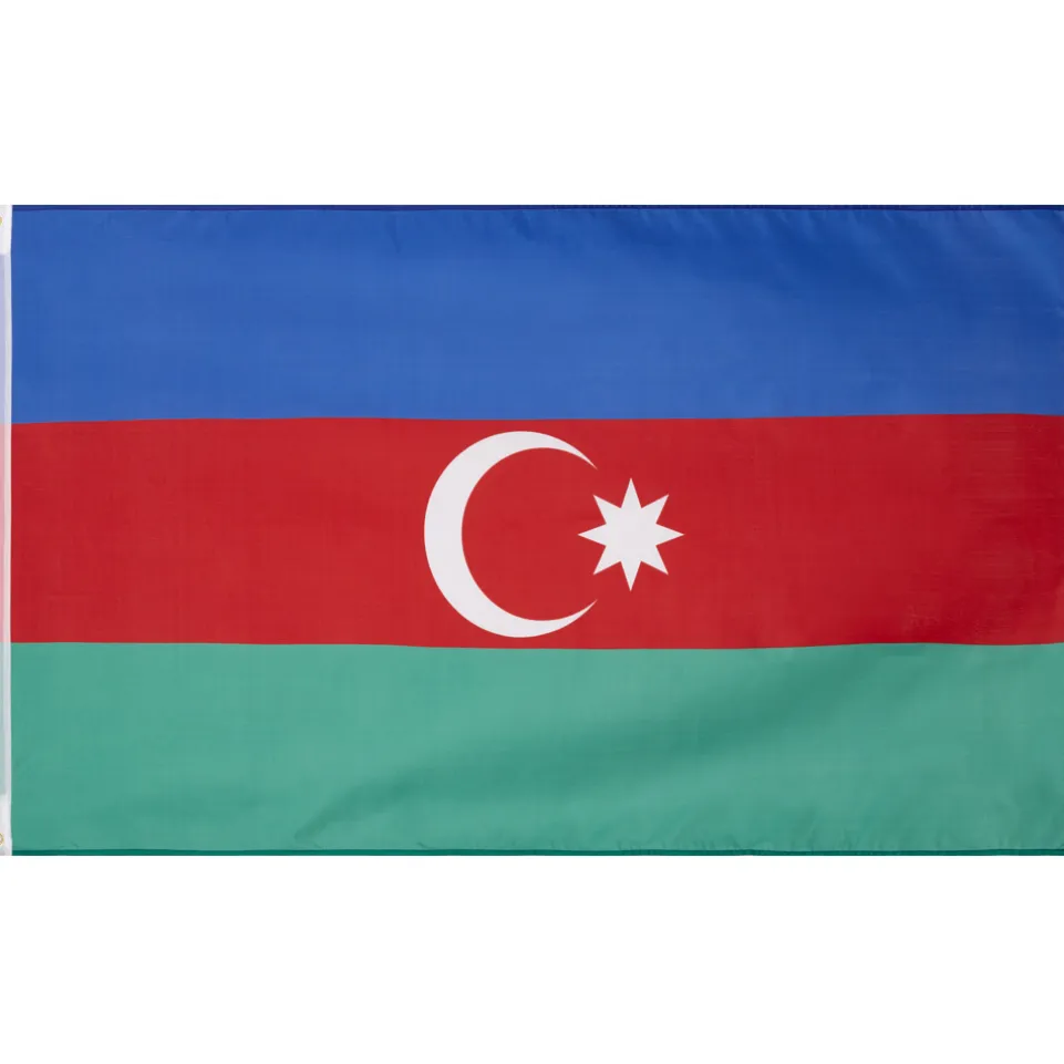 Aserbaidschan Flagge MUWO "Nations Together" 90 x 150 cm