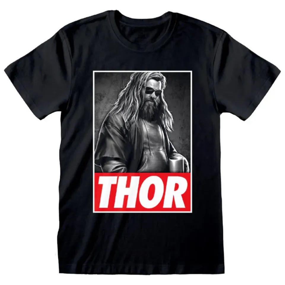 Avengers: Endgame Thor Photo Herren T-Shirt AV401063TSB