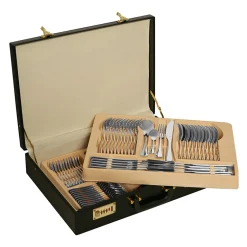 Banaru Design Besteckset Koffer 72 tlg. silber