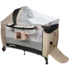 Barmøya 3-in-1 Baby-Reisebett mit Wickelauflage – Reisebett, Laufstall & Beistellbett beige