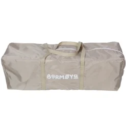 Barmøya 3-in-1 Baby-Reisebett mit Wickelauflage – Reisebett, Laufstall & Beistellbett beige