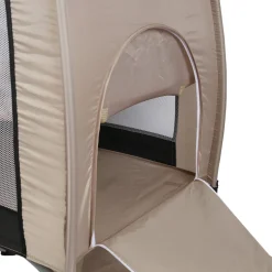 Barmøya 3-in-1 Baby-Reisebett mit Wickelauflage – Reisebett, Laufstall & Beistellbett beige