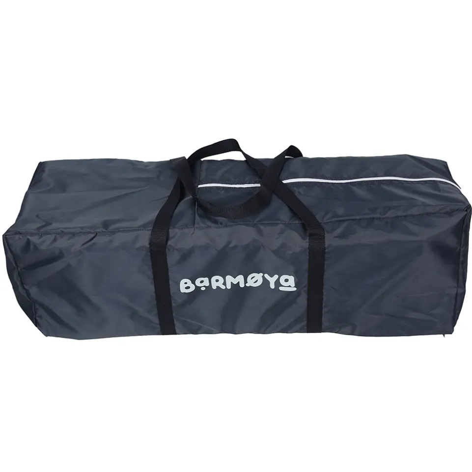 Barmøya 3-in-1 Baby-Reisebett mit Wickelauflage – Reisebett, Laufstall & Beistellbett blau