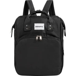 Barmøya 2-in-1 Wickelrucksack mit Ablage schwarz