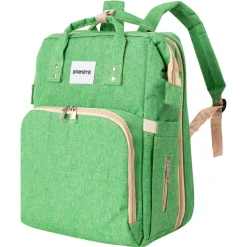 Barmøya 2-in-1 Wickelrucksack mit Ablage grün