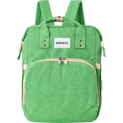 Barmøya 2-in-1 Wickelrucksack mit Ablage grün