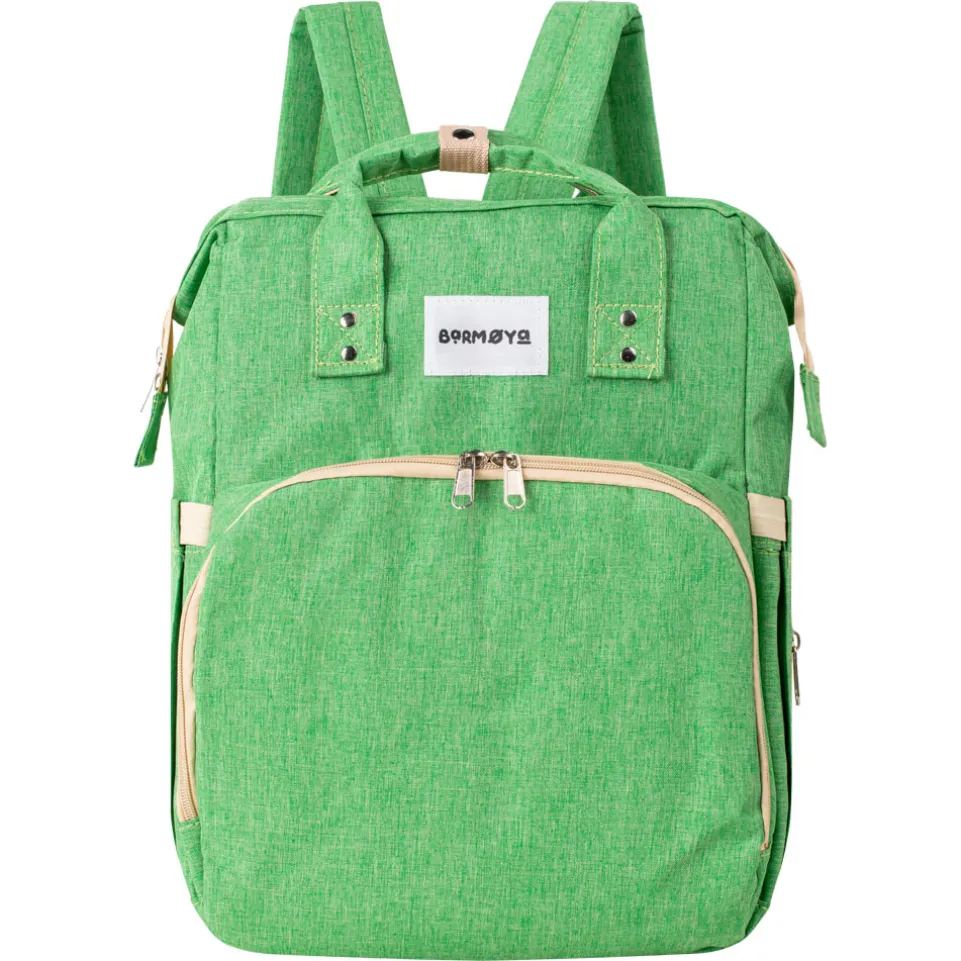 Barmøya 2-in-1 Wickelrucksack mit Ablage grün