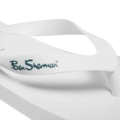 BEN SHERMAN Falmouth Herren Zehentrenner BEN3164-WHITE