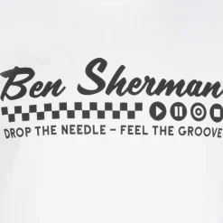 BEN SHERMAN Feel the Groove Herren T-Shirt 1012965-WHITE