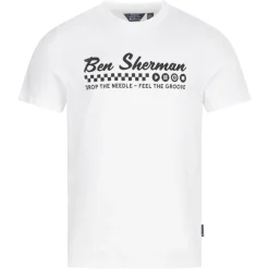 BEN SHERMAN Feel the Groove Herren T-Shirt 1012965-WHITE
