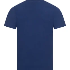 BEN SHERMAN Flocked Logo Herren T-Shirt 0076268-TWILIGHTDENIM