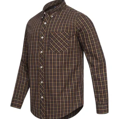 BEN SHERMAN House Check Herren Langarm Hemd 0077861-MARINE
