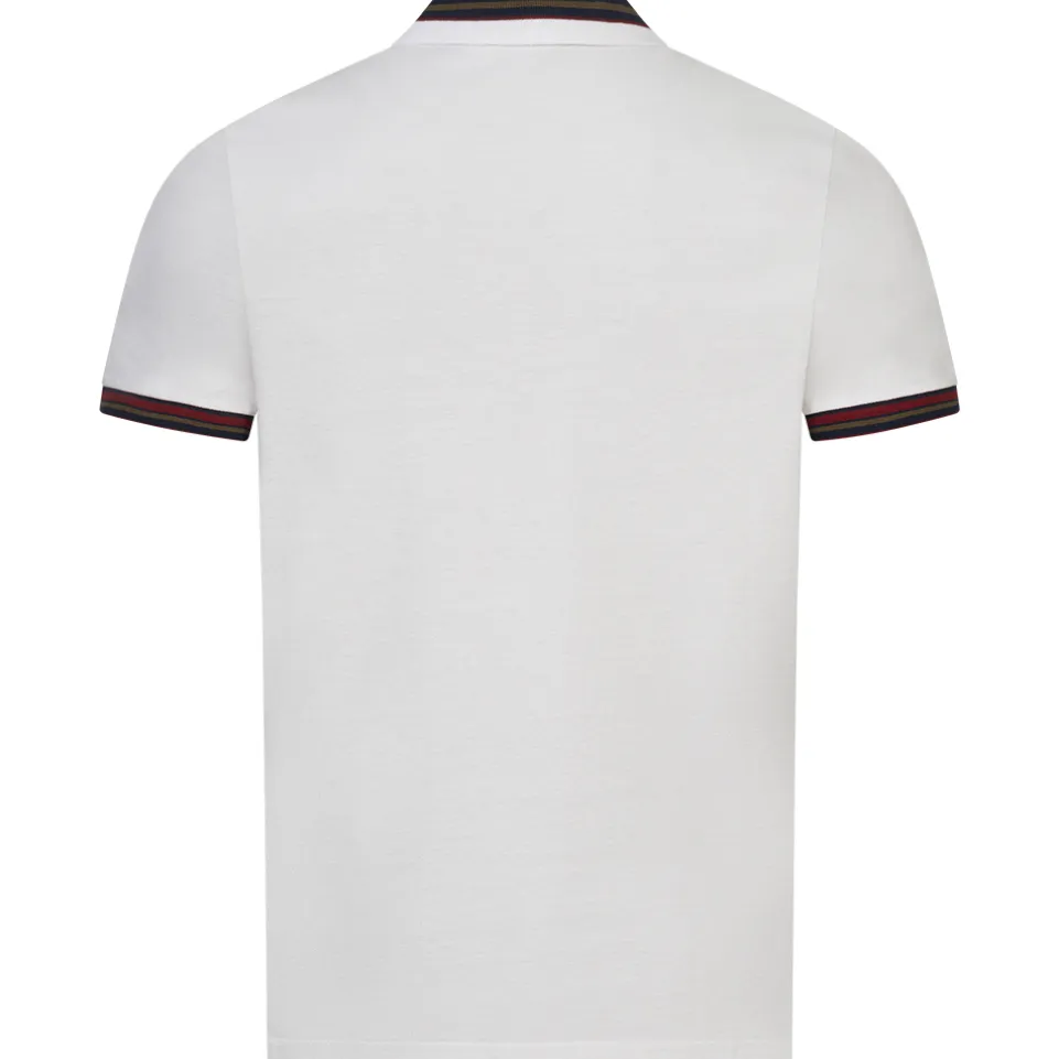 BEN SHERMAN House Collar Herren Polo-Shirt 0078169NR-WHITE