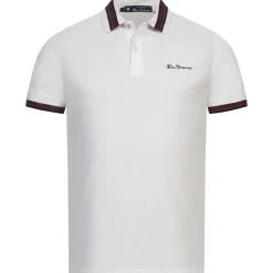 BEN SHERMAN House Collar Herren Polo-Shirt 0078169NR-WHITE