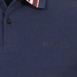 BEN SHERMAN House Collar Herren Polo-Shirt 0078169NR-DARKNAVY