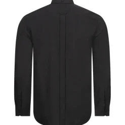 BEN SHERMAN Oxford Herren Langarm Hemd 0077857-BARELYBLACK