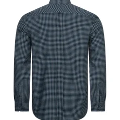 BEN SHERMAN Oxford Herren Langarm Hemd 0077858-DARKEMERALD