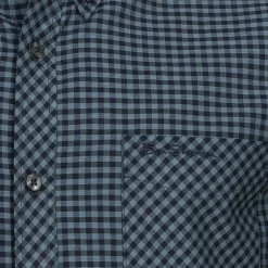 BEN SHERMAN Oxford Herren Langarm Hemd 0077858-DARKEMERALD