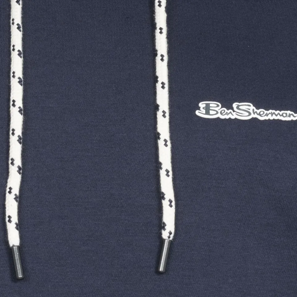 BEN SHERMAN Raised Rubber Herren Hoodie 0072157GP-DARKNAVY