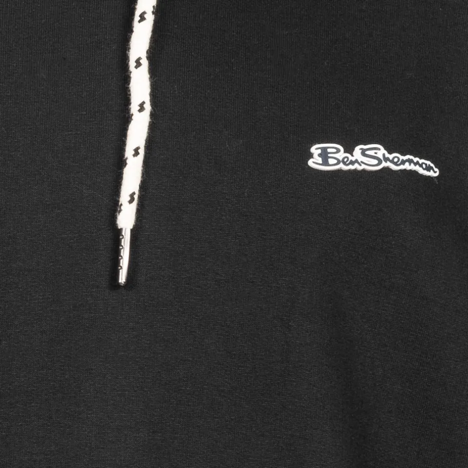 BEN SHERMAN Raised Rubber Herren Hoodie 0072157GP-BLACK