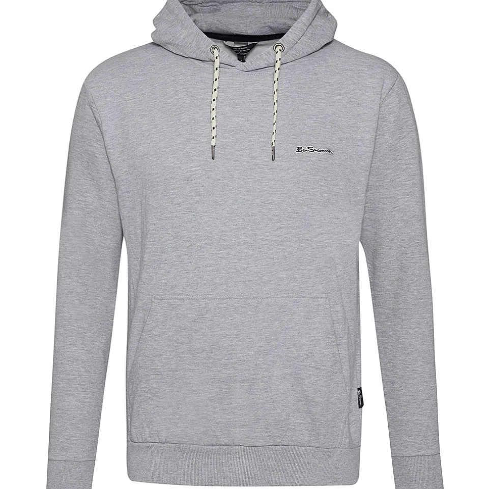 BEN SHERMAN Raised Rubber Herren Hoodie 0072157G-GREY MARL