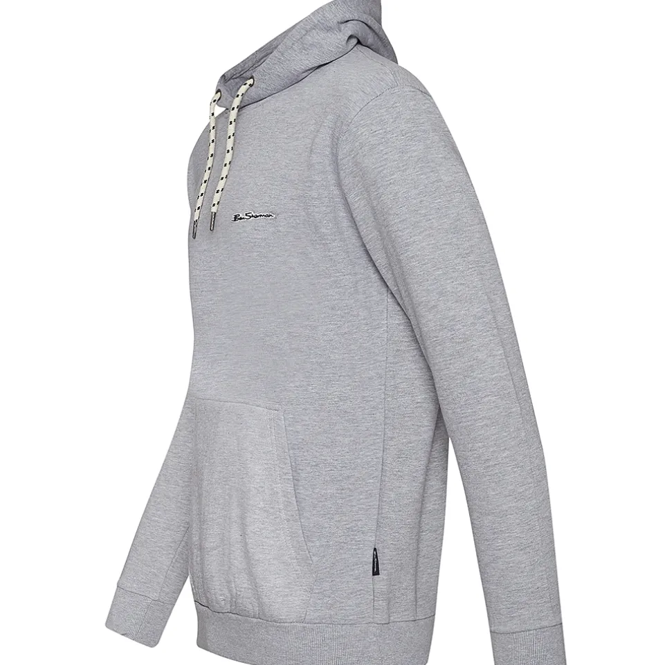 BEN SHERMAN Raised Rubber Herren Hoodie 0072157G-GREY MARL