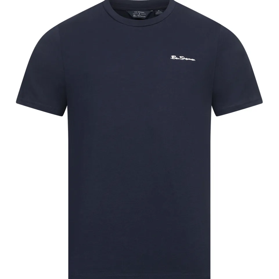 BEN SHERMAN Small Logo Herren T-Shirt 0076266-DARKNAVY