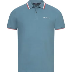 BEN SHERMAN Twin Tipped Herren Polo-Shirt 0076270NR-Teal