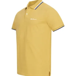 BEN SHERMAN Twin Tipped Herren Polo-Shirt 0076270N-SUNFLOWER