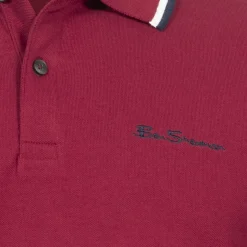 BEN SHERMAN Twin Tipped Herren Polo-Shirt 0076270NR-RED