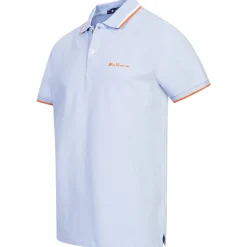 BEN SHERMAN Twin Tipped Herren Polo-Shirt 0076270N-PALEBLUE