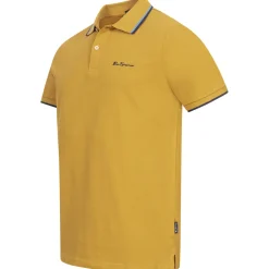 BEN SHERMAN Twin Tipped Herren Polo-Shirt 0076270NR-GOLD