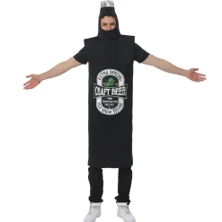 Bierflasche Unisex Kostüm MIESEPETER® schwarz