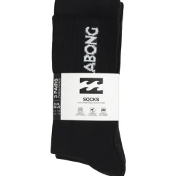 Billabong Unisex Crew Tennis Socken 3 Paar schwarz BG-02 CREW