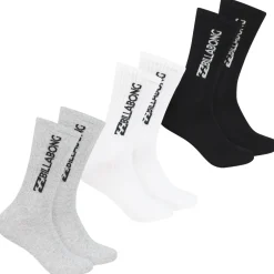 Billabong Unisex Crew Tennis Socken 3 Paar multi BG-03 CREW