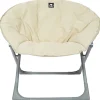 BIXENTE faltbarer Lounge Klappsessel creme