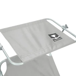 BIXENTE klappbare Gartenliege mit Sonnenschutz 188 cm 2er-Set grau