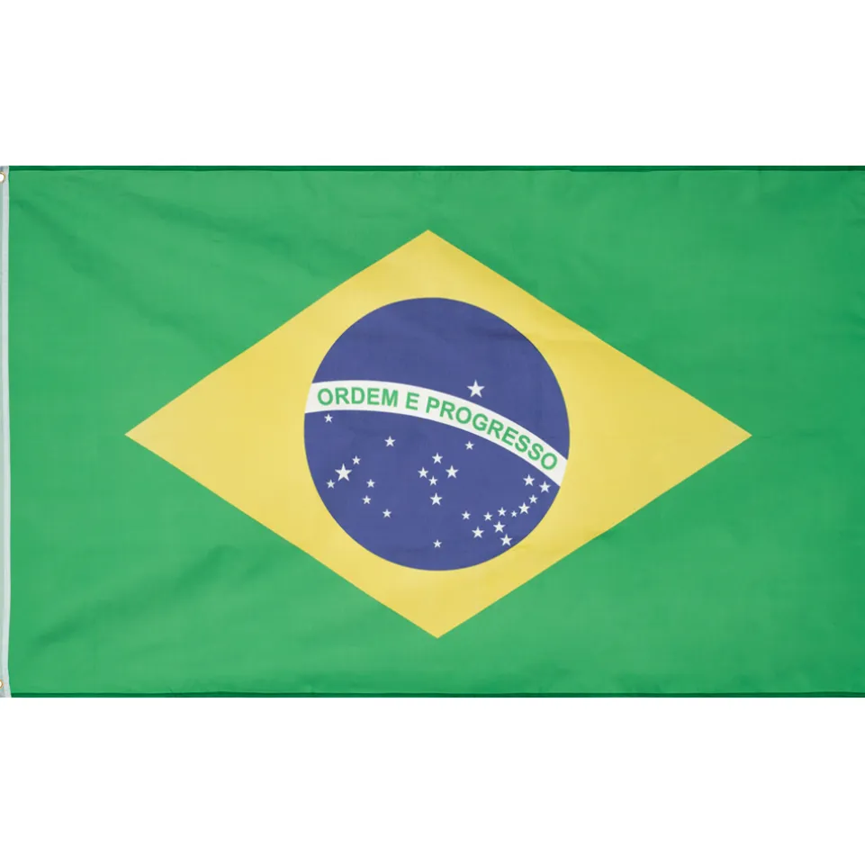Brasilien Flagge MUWO "Nations Together" 90 x 150 cm