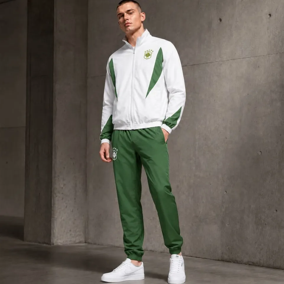 Brasilien "Retro Tracksuit" JELEX Herren Heim Präsentationsanzug