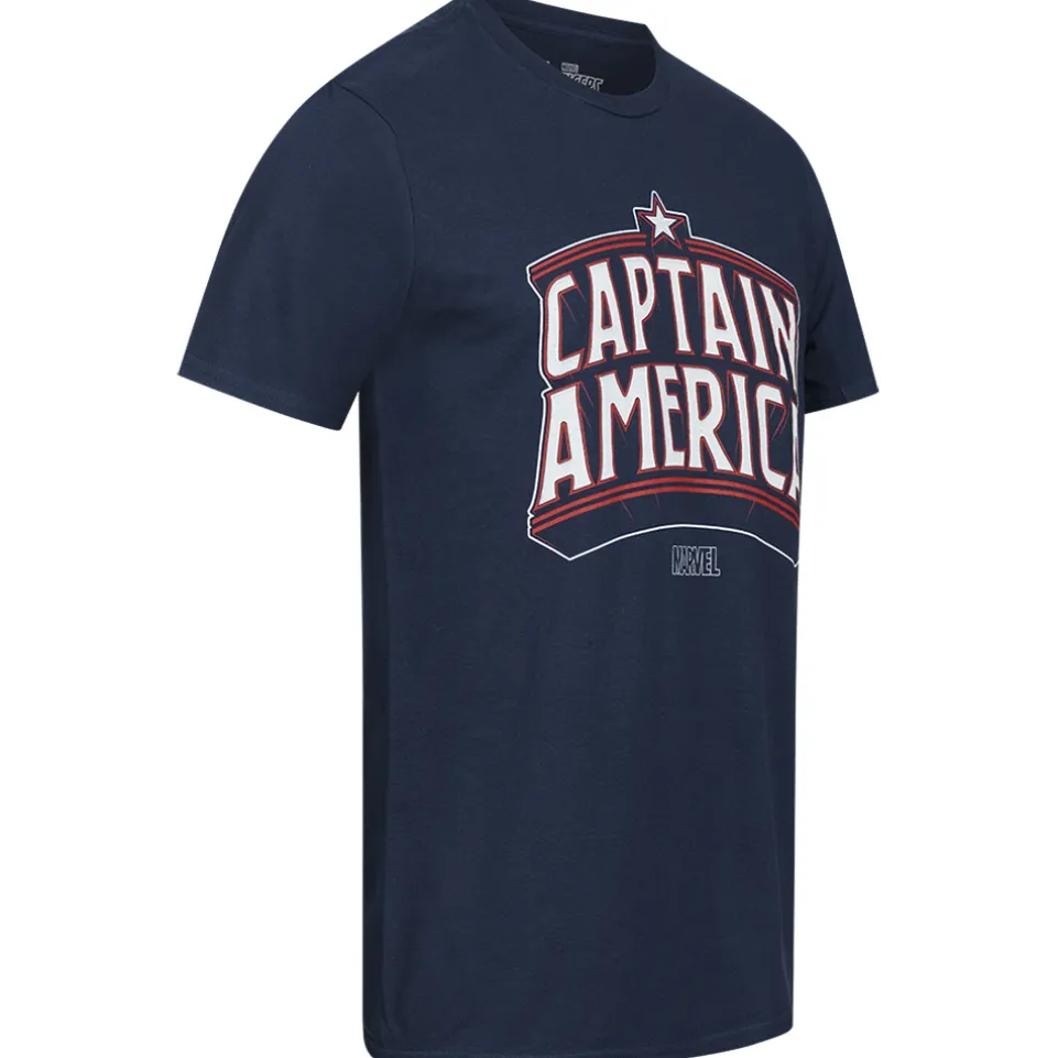 Captain America Archieve Herren T-Shirt FCMTS060NVY