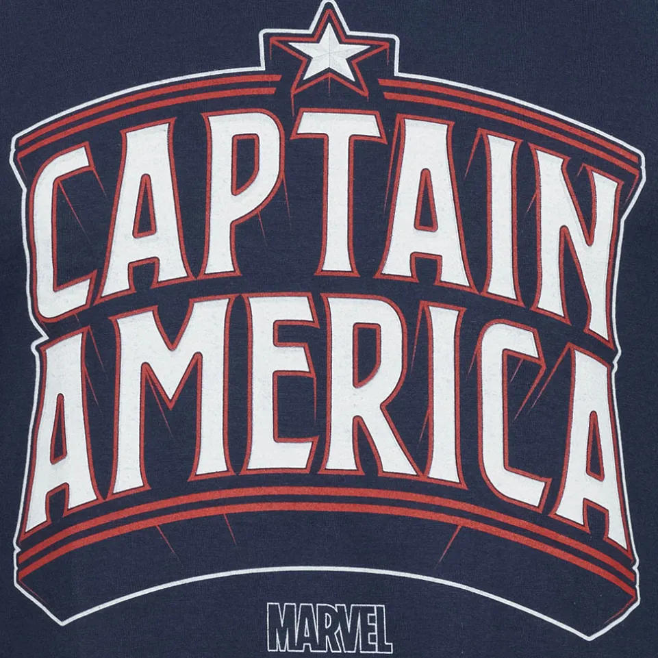 Captain America Archieve Herren T-Shirt FCMTS060NVY