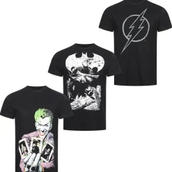 DC COMICS Superhelden Herren T-Shirt 3er-Pack GBMPK456MUL