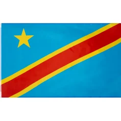 Demokratische Republik Kongo Flagge MUWO "Nations Together" 90 x 150 cm