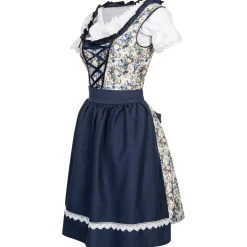 Dirndl Damen Oktoberfest-Kostüm MIESEPETER® blau