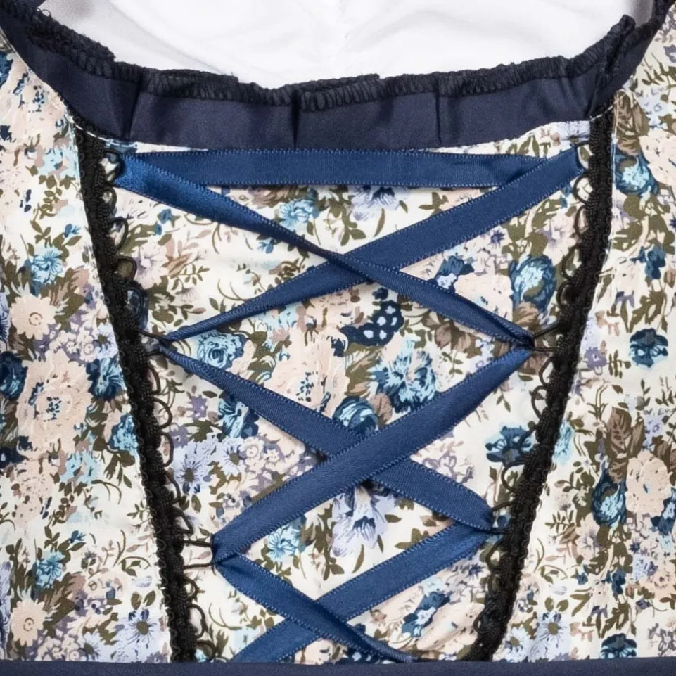 Dirndl Damen Oktoberfest-Kostüm MIESEPETER® blau