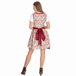Dirndl Damen Oktoberfest-Kostüm MIESEPETER® weinrot